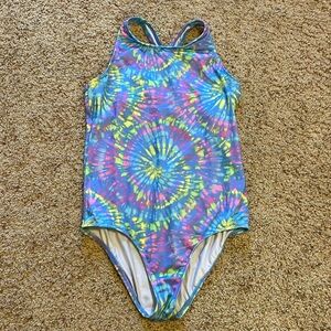Lands End girl swimsuit size 16 EUC